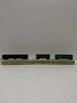 Model Power 8625, 3702, & Atlas 3544 Scale Passenger, Box Car Used (X3) Lot. Fixed Price $54.97.