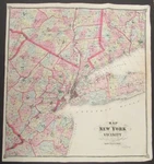 1867 New York City & Vicinity Map. Fixed Price $265.00.