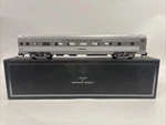 Budd Silver Hi-rail Passenger Car Santa Fe #3038 Scale Gauge Lnib A21. Fixed Price $149.95.