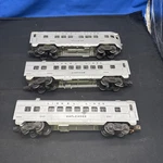 Lionel Gauge Passenger Cars Maplewood 2421 Chatham 2422 Hillside 2423 Silver. Fixed Price $80.00.