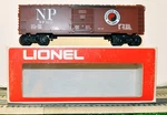 Lionel Nos 9214 Northern Pacific Boxcar 9700 Series Imprint Shelll. Fixed Price $70.00.