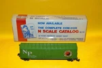 Vintage Con-cor Scale Northern Pacific Railway 50' Box Car NP-8654 With !. Fixed Price $11.03.
