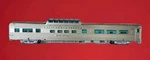 Broadway Limited Ho 514 California Zephyr D&rgw Vistadome Car #1105 Silver.... Fixed Price $174.95.