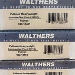 Ho Scale Walthers 932-10451 Pullman Heavyweight Solarium-obs Passenger Car. Fixed Price $80.00.