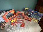 Lionel Train Collection: 2 Sets, Several Misc Pieces, Decor, And Wiring. Fixed Price $600.00.