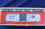 1995 Lionel 6-19938 Christmas Box Car New Happy Holidays L3132. Fixed Price $27.00.