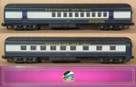Mth Premier MT-4101 Baltimore & Ohio 70' Combine/diner Passenger Car Set O-gauge. Fixed Price $109.99.