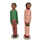 Dixie Darlin's African American Lionel 1364 Lislie 1365 Pencil Folk Art Figurine. Fixed Price $15.97.