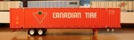 Athearn 53' Canadian Tire Container & Hunt Chassis Cdau Jbhz Ho Scale. Fixed Price $55.99.