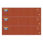Athearn 17440 Scale 40' High Cube Container Mol 3 Pack #1. Fixed Price $24.99.