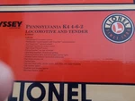 Lionel 6-38025 Pennsylvania K-4 4-6-2. Fixed Price $800.00.