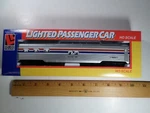 Life-like Trains Vintage Ho Scale Lighted Amtrak Car 8053 Silver Inn. Fixed Price $20.95.