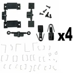 Walthers Passenger Car Exterior Detailing Kit (4) Ho Scale. Fixed Price $45.99.