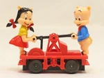 Lionel 6-18434 Operating Porky & Petunia Handcar Nib. Fixed Price $63.99.