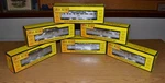 Six (6) Rail King Pennsylvania Passenger Guage Car Train 30-6070S Video Ln. Fixed Price $189.99.