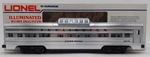 Lionel 6-9579 Gauge Burlington "silver Kettle" Aluminum Vista Dome Car Ex/box. Fixed Price $46.74.