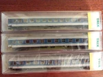Scale Trix Passenger Car Set #13350, 13351, 13353 Compartment, Bistro. Fixed Price $90.00.