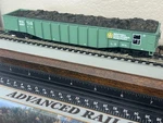 British Columbia 50 Ft Mill Gondola W/ Scrap Load - Bc Rail Logo Ho Scale New. Fixed Price $76.95.