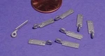 Scale ON3/ON30 Plates With Ring Wiseman Model Services Detail Parts #O291. Fixed Price $5.00.