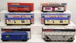 Lionel Assorted Freight Cars 6-7601, 6-19231, 6-16407, 6-9816, 6-9858 Ex. Fixed Price $75.19.