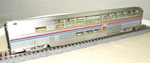 Walthers Ho 920-14322 85' Budd Hi-level Sky Lounge Amtrak Ph Lighted. Fixed Price $135.00.