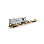 Athearn ATHG69607 F89F 89' Flat Car Ttx #153958 W/40' Trailer Riz Ho Scale. Fixed Price $89.99.