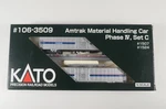 Kato Amtrak #1507 & #1524 Material Handling Car Phase Iv Set 106-3509. Fixed Price $79.99.