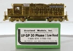 Overland Models Scale Brass OMI-5006 Union Pacific GP30 Phase Ii Low Hood Mib. Fixed Price $349.99.