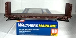 Walthers Mainline Ho Scale 53' Bulkhead Flatcar Santa Fe 910-5901. Fixed Price $33.98.