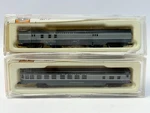 Lot Of 2 Con-cor Scale New York Central Passenger Cars Rpo Observation. Fixed Price $39.99.
