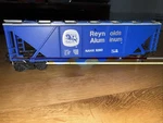 Lionel Gauge # 6-9260 Reynolds Aluminum Covered Quad Hopper Car Box As Is. Fixed Price $35.05.