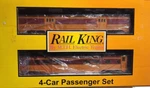 Railking By Mth Scale 4 Car 60' Streamlined Passenger Set Milwaukee Road. Fixed Price $499.99.