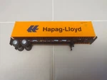Athearn Ho 40' Container/chassis, Hapag Lloyd/mol, Rare Intermodal. Fixed Price $39.98.