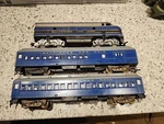 Penn Line Baltimore & Ohio Ho F3 Diesel Locomotive + 2 Passenger Cars 1000 1357. Fixed Price $149.99.