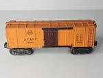 Lionel - Orange Santa Fe At&sf Boxcar 63132 #X6454 No Worn. Fixed Price $12.99.