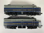 Williams 'o' Gauge FA-3000, Baltimore & Ohio Alco FA-1 Locomotive Set, Obs. Fixed Price $259.00.