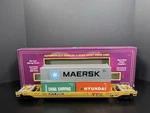 Mth 20-95080 Ttx Trailer Train Husky Stack Car W Mearsk Container #59921 Lnib. Fixed Price $119.00.
