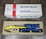 New Model Power Atsf 250 Ton Working Crane Metal Wheels, Ho Scale. Fixed Price $44.95.