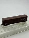 Z Scale Micro Trains 14208-2 50' Rib Side Box Car Milwaukee Road #50880. Fixed Price $32.99.