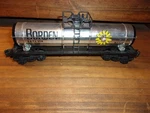 Lionel #9154 Borden Single Dome Tank Car. Fixed Price $25.00.