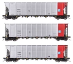 Walthers Mainline 910-56873 Scale 50' RD-4 Hopper 3-PACK Rtr Comx #9013 9100. Fixed Price $114.99.