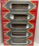 Williams 85107 O-gau 72' 5-CAR Canadian Pacific Streamlined Passenger Set. Fixed Price $250.00.