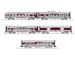 Lionel 2527660 & 2527670 Lines 15" Aluminum 5-CAR Passenger Set, Gauge. Fixed Price $1500.00.