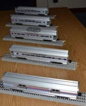 Williams Scale 2610 Lighted Aluminum Amtrak Passenger Cars Set Of 5 - Ln Video. Fixed Price $259.99.