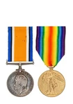 WW1 British War & Victory Medal Pair M.23907.G.E.WILLIAMS.WMN.2.R.N. Fixed Price $121.19.