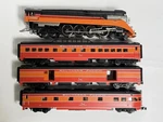 Mth Premier Gauge Southern Pacific Daylight GS-4 #4449 + 3 Passenger Cars. Fixed Price $550.00.