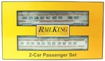 Mth Railking 30-68241 Santa Fe 60FT Streamlined Sleeper/diner Set W/box. Fixed Price $197.99.