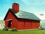 1:87 Scale Rural School House Kit New Ihc 4104. Fixed Price $31.95.