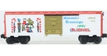 Lionel Christmas Boxcar 6-19913 Gauge Cane Nutcracker Seasons Greetings. Fixed Price $35.00.