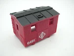 Lionel Erie 6491 Transfer Caboose Shell Only, Nos, Slight Box Wear, Exc. Fixed Price $6.99.